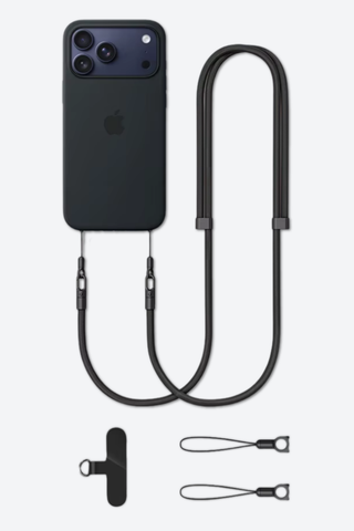 Black Phone Strap
